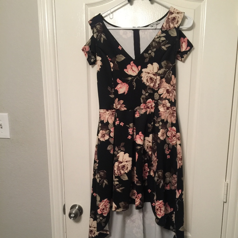 Floral Charlotte Russe High-Low Dress